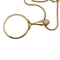 Collier Chaîne et loupe en or jaune, diamants. 58 Facettes 29367