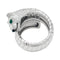 Bague 53 Bague Cartier "Panthère de Cartier" en or blanc, diamants, émeraudes et onyx. 58 Facettes 29075-1