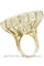 Bague 53 Bague moderne quartz rutile 58 Facettes 27391