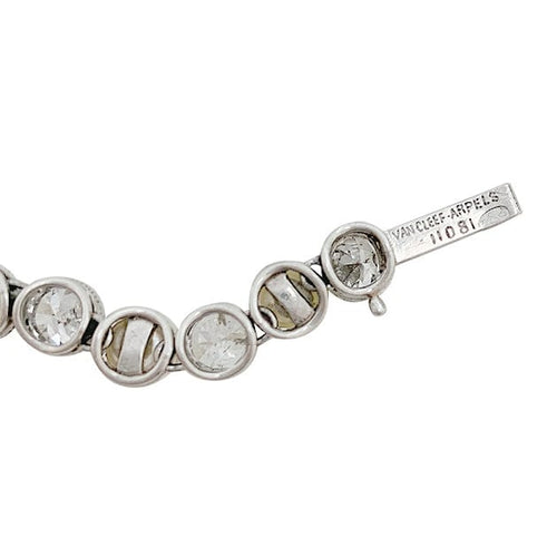 Collier Collier Van Cleef & Arpels transformable en platine, perles fines et diamants. 58 Facettes 30173