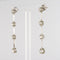 Boucles d'oreilles Pendants d'oreilles platine diamants 58 Facettes 19-167