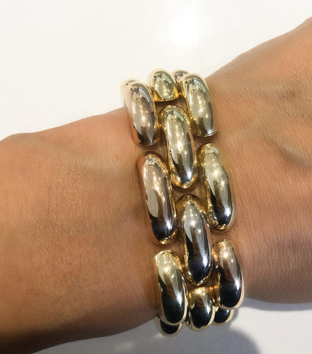 Bracelet Bracelet Tank 3 ors 58 Facettes