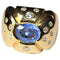 Bague SAPHIR de Ceylan et diamants 58 Facettes 360