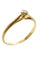 Bague 52 Solitaire moderne 0.10 carat 58 Facettes 19651
