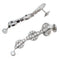 Boucles d'oreilles Boucles d'oreilles pendantes Cartier modèle "Himalia" en or blanc, diamants. 58 Facettes 29720