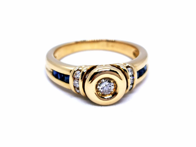 Bague 53 Bague Or jaune Diamant 58 Facettes 815609CN