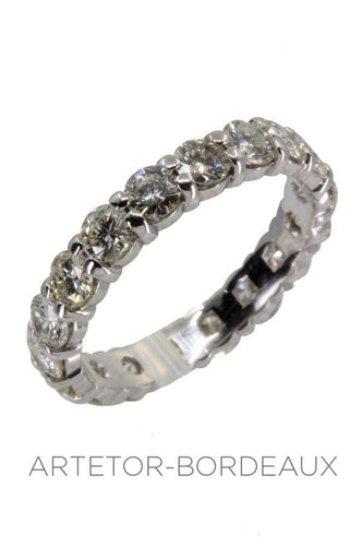 Bague 50 Alliance diamants 58 Facettes 35871