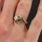 Bague 50 Bague toi et moi saphir vert diamant 58 Facettes 20-403-48
