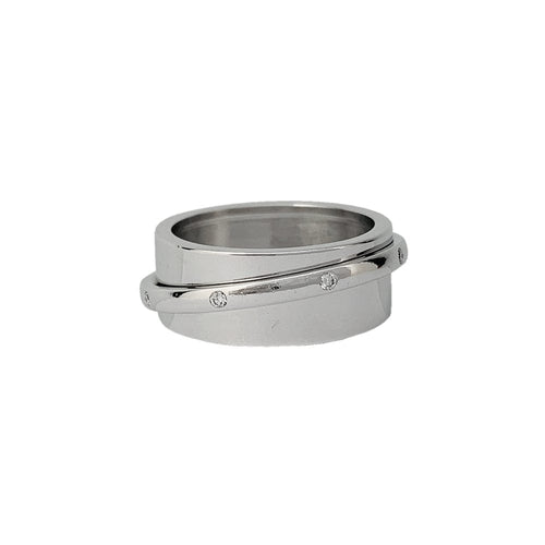 Bague 53 Bague Dinh Van, "Ariane", or blanc, diamants. 58 Facettes 29993