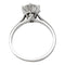 Bague 53 Solitaire diamant 2,09 carats or et platine. 58 Facettes 30489