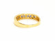 Bague 55 Bague Demie alliance Or jaune Saphir 58 Facettes 749301CN