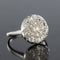 Bague 52 Bague ronde plate diamants taille ancienne 58 Facettes 19-289-55