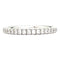 Bague 52 Alliance Cartier "Etincelle" en or blanc, diamants. 58 Facettes 30013