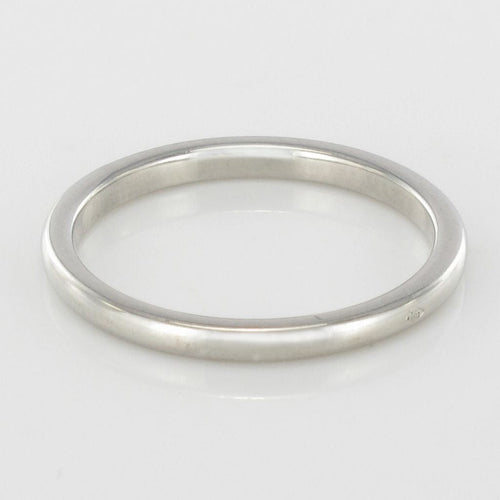 Bague 52 Alliance en platine 58 Facettes 18-022-52-1