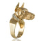 Bague 55 Bague chien et son collier diamants 58 Facettes 19-075-55