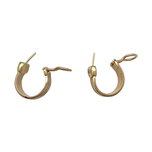 Boucles d'oreilles Boucles d'oreille Cartier "Fogorra" en trois tons d'or, diamant. 58 Facettes 25396