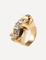 Bague 54 Bague Tank 2 ors, diamants taille ancienne 58 Facettes