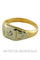 Bague Chevalière diamant 58 Facettes 3771