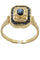 Bague 58 Bague saphirs et diamants 58 Facettes 29001