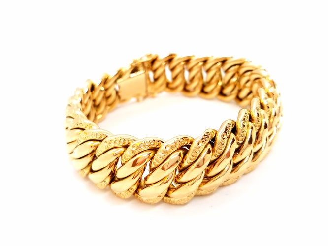 Bracelet Bracelet Maille américaine Or jaune 58 Facettes 904601CD