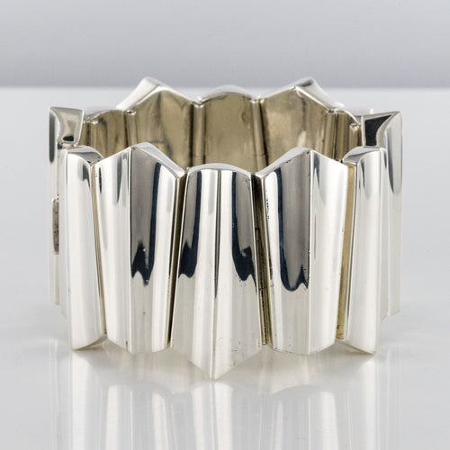 Bracelet Bracelet argent moderniste 58 Facettes 20-020