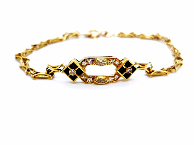 Bracelet Bracelet Or jaune Diamant 58 Facettes 968058CN