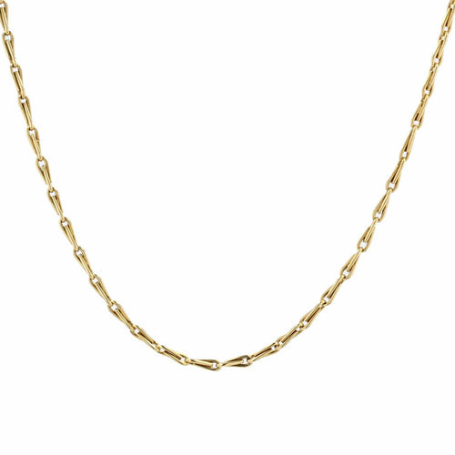 Collier Chaîne de montre ancienne en or jaune 58 Facettes 20-540