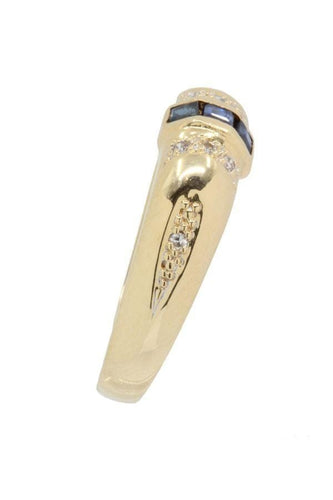 Bague 53 Bague saphirs et diamants 58 Facettes 35381