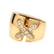 Bague 51 Bague Chaumet, "Liens" grand modèle, or jaune, diamants. 58 Facettes 29934