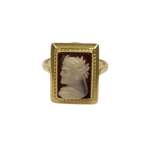 Bague Bague en Or jaune & camée 58 Facettes