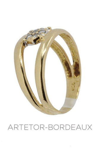 Bague 53 Bague moderne diamants 58 Facettes 34701
