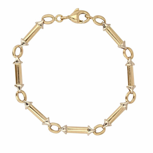 Bracelet Bracelet gourmette maillons 2 ors 58 Facettes 21-155A
