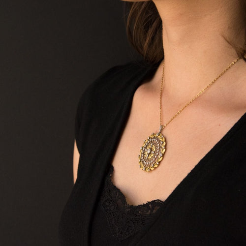 Pendentif Pendentif diamants rosace 58 Facettes 13-069-7402260