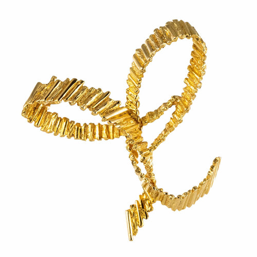 Broche Broche noeud or jaune 58 Facettes 20-235