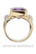 Bague 52 Bague tank améthyste et diamants 58 Facettes 33441