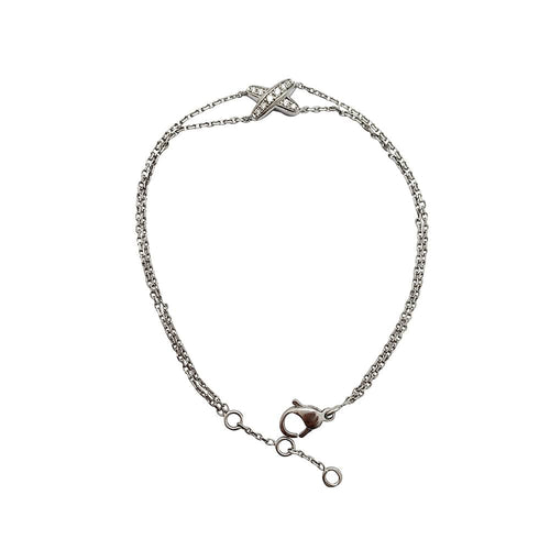 Bracelet Bracelet Chaumet, "Liens", or blanc, diamants. 58 Facettes 30366
