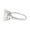Bague 56 Solitaire diamant taille émeraude 3,82 carats, or et platine. 58 Facettes 30492