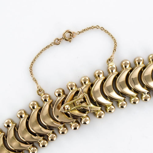 Collier Collier rétro or articulé 58 Facettes 19-543