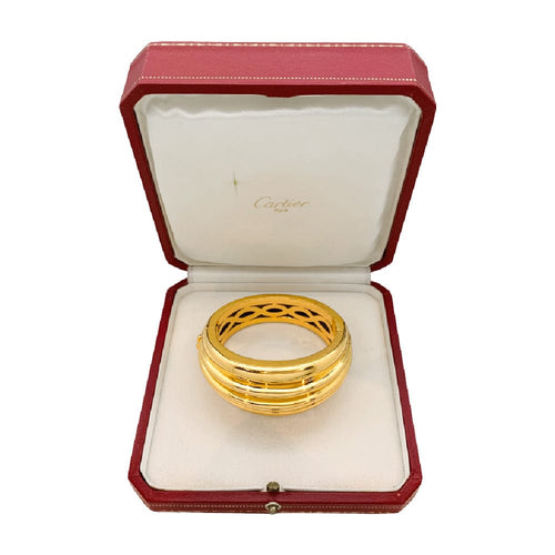 Bracelet Bracelet Cartier jonc à godrons. 58 Facettes 29898