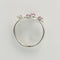 Bague 54 Bague or blanc diamant saphir rose 58 Facettes 18-093D-54