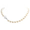 Collier Collier de perles Cartier collection "Agrafe", fermoir en or blanc et diamants. 58 Facettes 26958