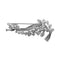 Broche Broche Boucheron, "Plume", en platine et or blanc, diamants. 58 Facettes 29435