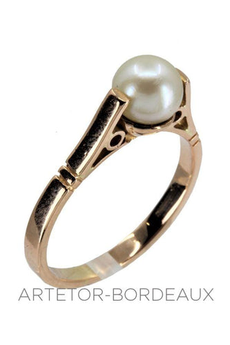 Bague 53 Bague moderne perle 58 Facettes 35921