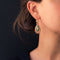 Boucles d'oreilles Pendants d'oreilles anciens turquoises et perles fines 58 Facettes 17-326A