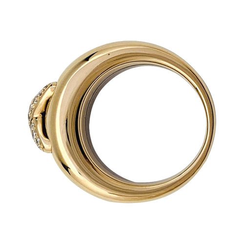 Bague 56 Bague Chaumet, "Liens", deux ors et diamants. 58 Facettes 29871