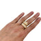 Bague 53 Bague Cartier "Panthère de Cartier" en or jaune, diamants, émeraudes et onyx. 58 Facettes 29384-1