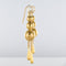 Boucles d'oreilles Boucles d'oreilles pendantes perles et gouttes d'or 58 Facettes 19-261