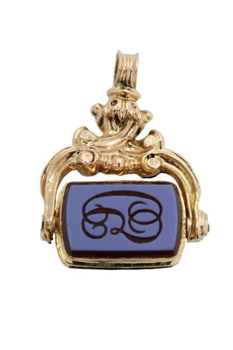 Pendentif Pendentif ancien intaille 58 Facettes 27541