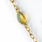 Pendentif Pendentif péridot et sa chaîne sertie d'opales 58 Facettes 18-379