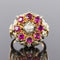 Bague 50 Bague ancienne fleur diamants et rubis 58 Facettes 20-168-48